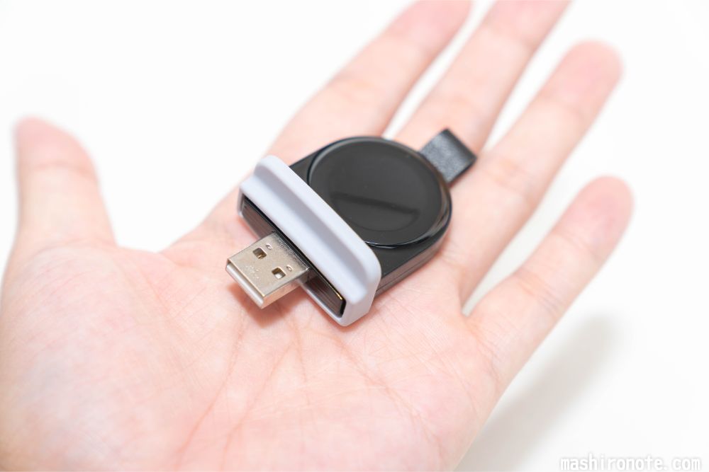【レビュー】持ち運びにおすすめ！Apple Watchモバイル充電器【ケーブルレス】 ましろNOTE