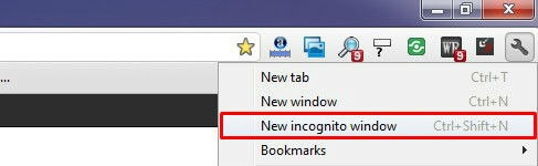 How to enable private browsing in Google Chrome?