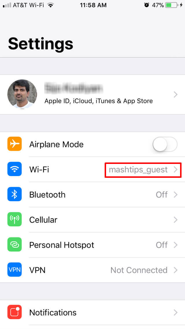 How To Share Wifi Network With Qr Code On Iphone mashtips