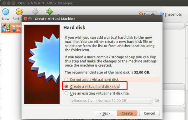 Ø¥ÙØ´Ø§Ø¡ Virtual Disk Linux