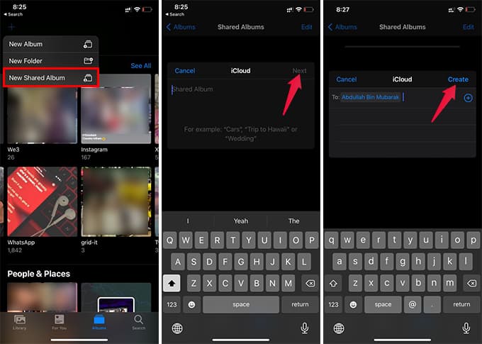 How to Share a Photo Album on iPhone MashTips