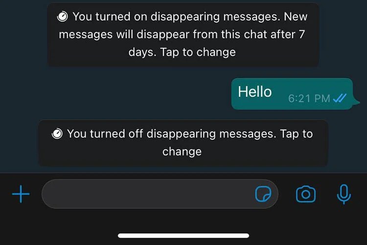 How to Send Disappearing Messages on WhatsApp MashTips
