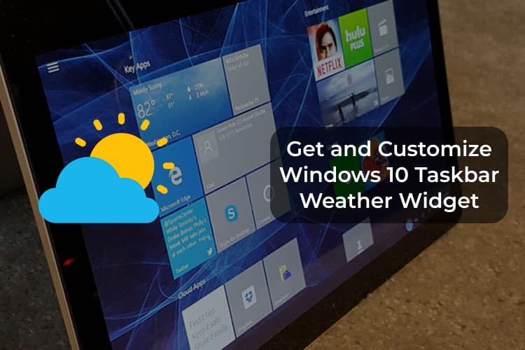 How to Show and Customize Windows 10 Weather Widget in Taskbar MashTips