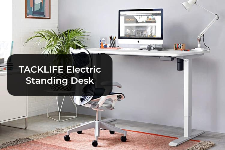 TACKLIFE Electric Standing Desk to Tackle Fatigue at Work MashTips