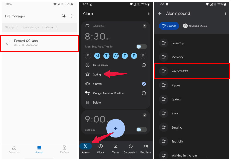 How to Record Your Alarm Clock Sound on Android (No Apps Required