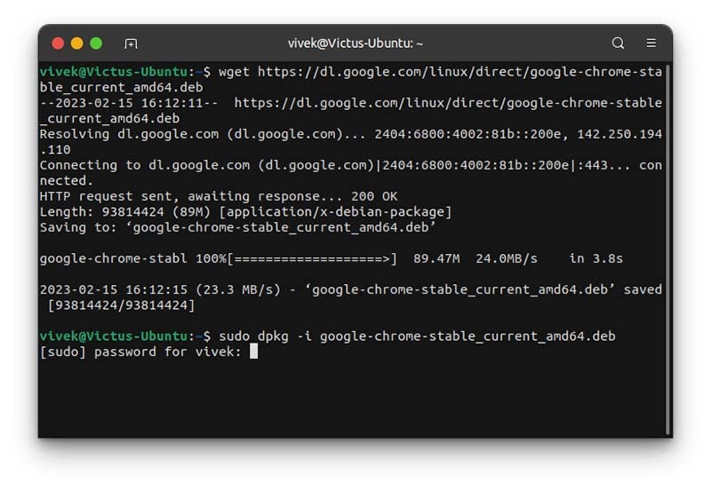 Chrome for Ubuntu A StepbyStep Guide to Install Google Chrome on