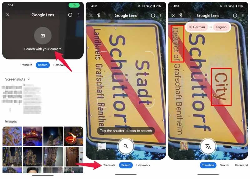 How to Translate Sign Boards in Realtime Using Google Lens MashTips