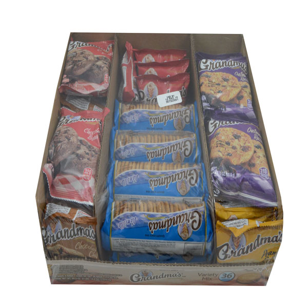 Grandma's Cookies Variety Mix 36ct Maskas