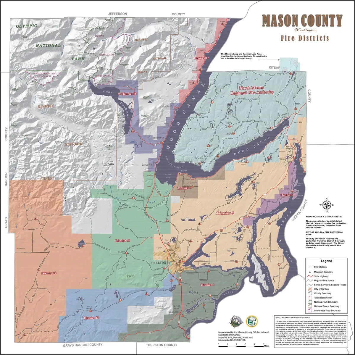 Fire District Map Mason County Fire District 12