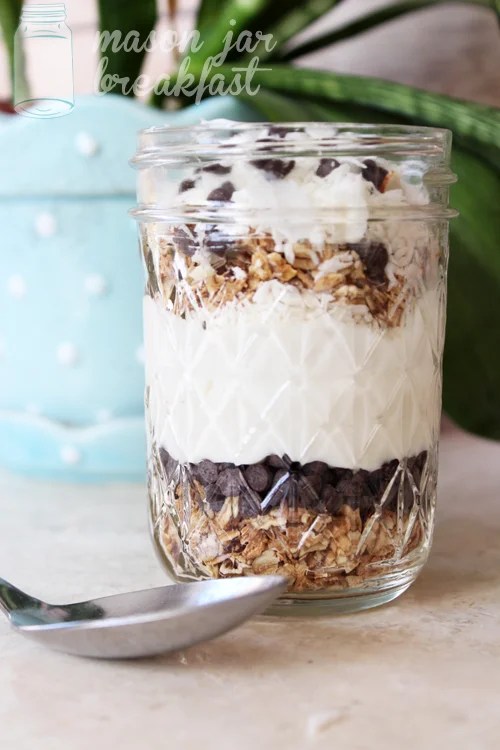 ChocoCoconut Yogurt Delight Recipe Mason Jar Breakfast