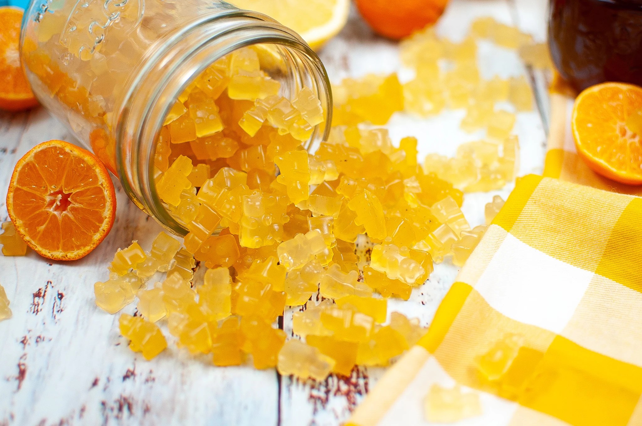 Super Easy Homemade Gummy Bears Mason Jar Recipe