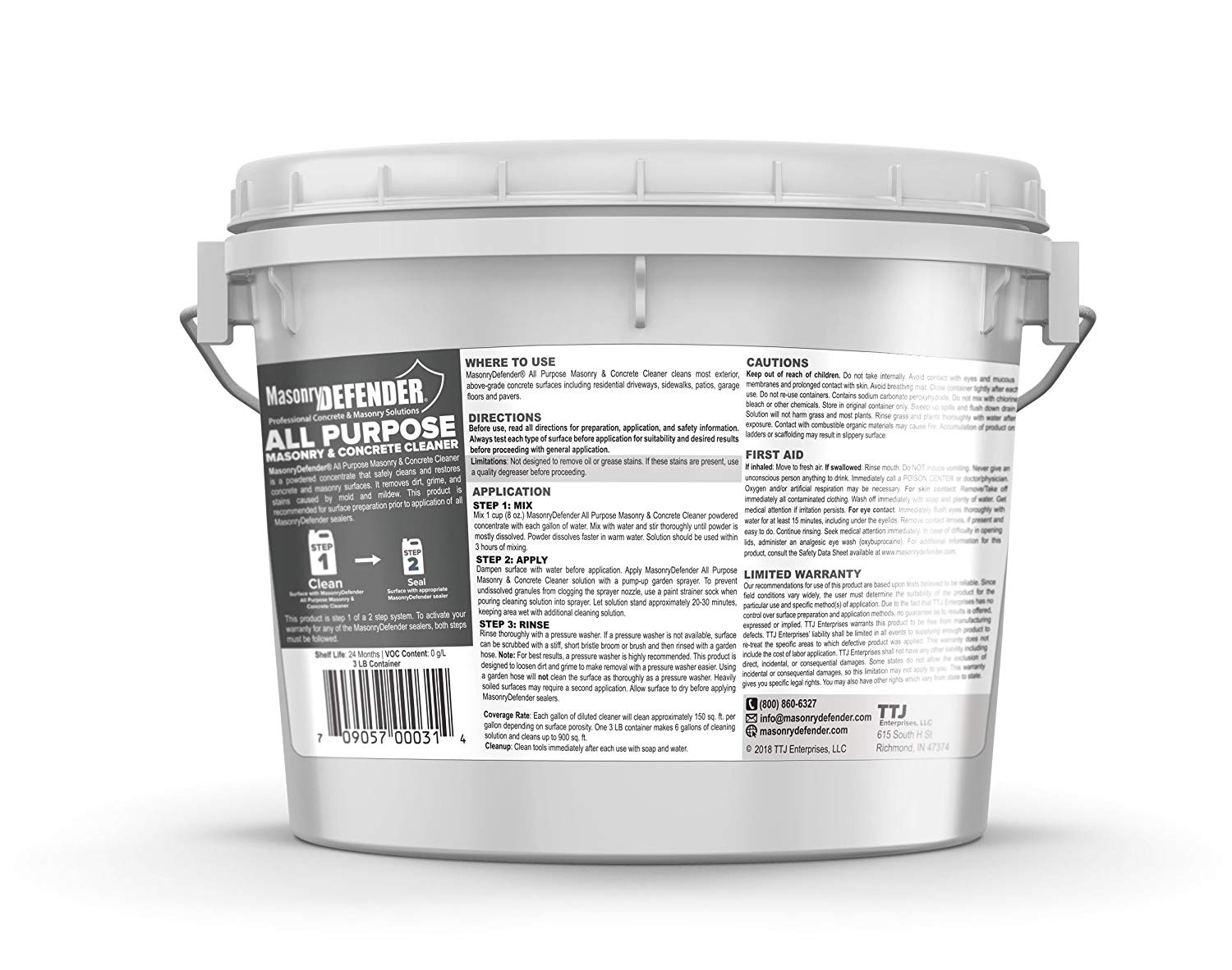 All Purpose Masonry and Concrete Cleaner Masonry Defender