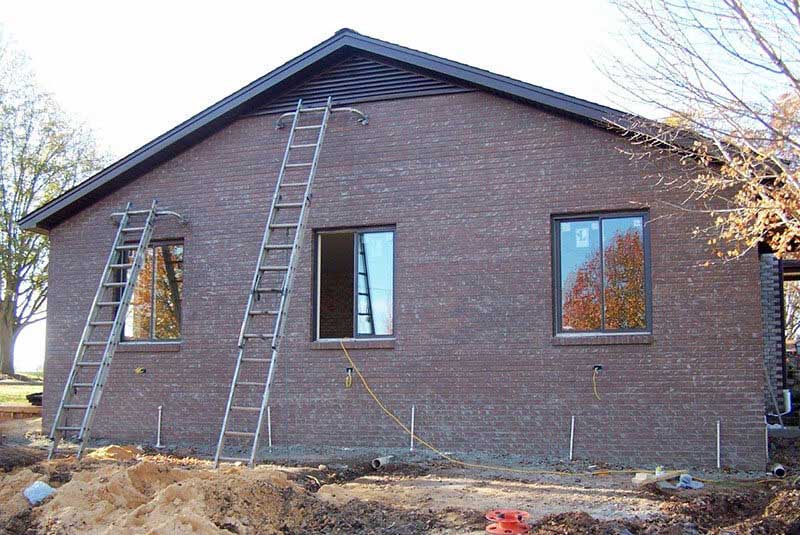 Matching Brick Color On Home Addition Exact Match Masonry Staining