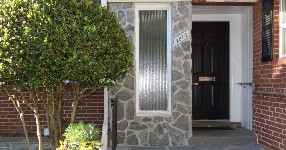 Exact Match Masonry Staining Staining Orange Stone to Gray