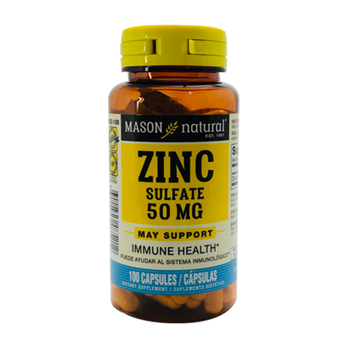 ZINC SULFATE 50MG Mason Vitamins Bolivia