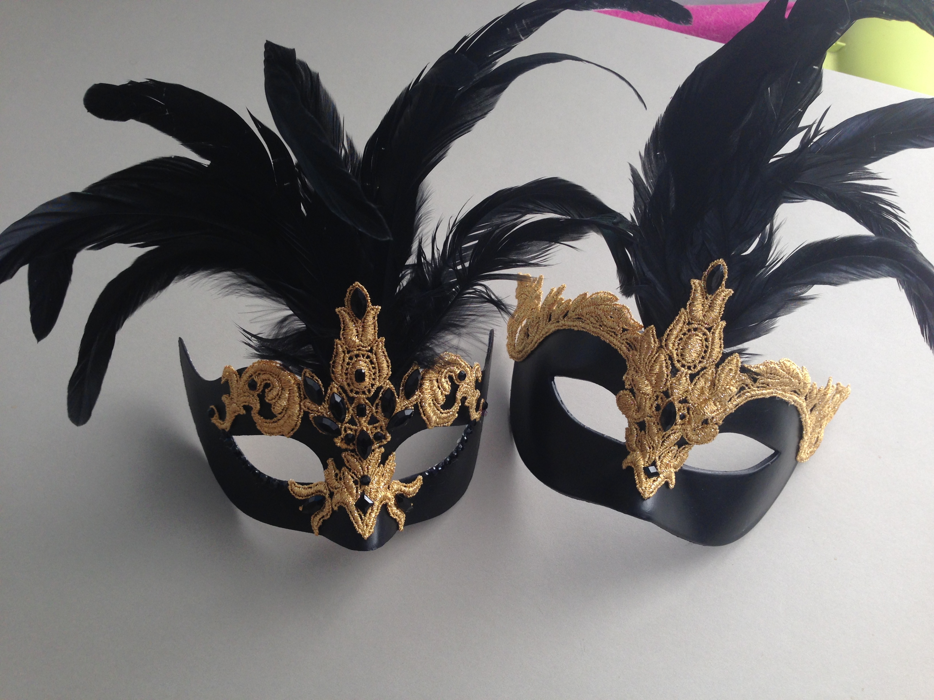 Custom Designed Masked Ball Masquerade Masks UK & Worldwide
