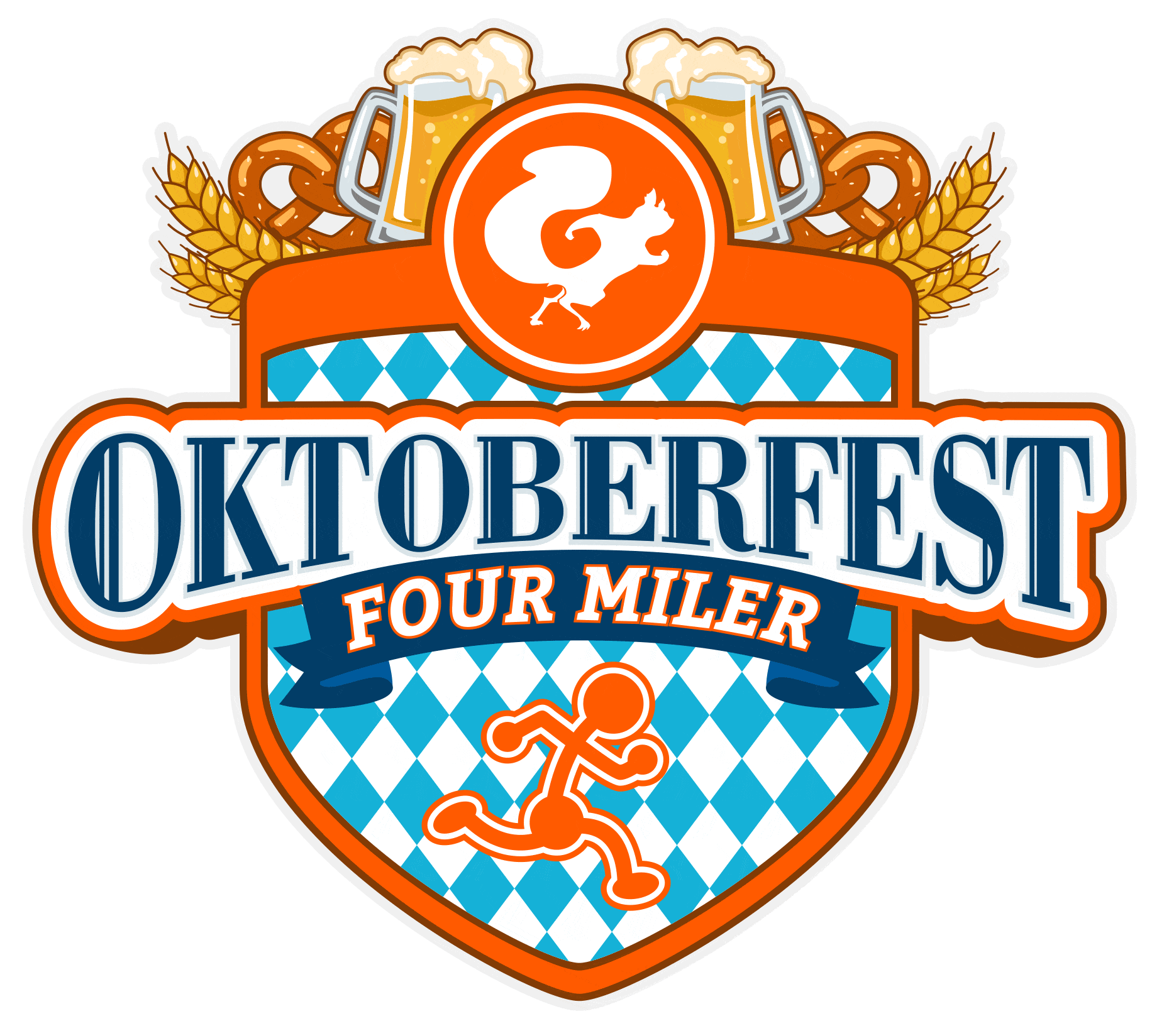 Mighty Squirrel Oktoberfest Four Miler Mass Brew Bros