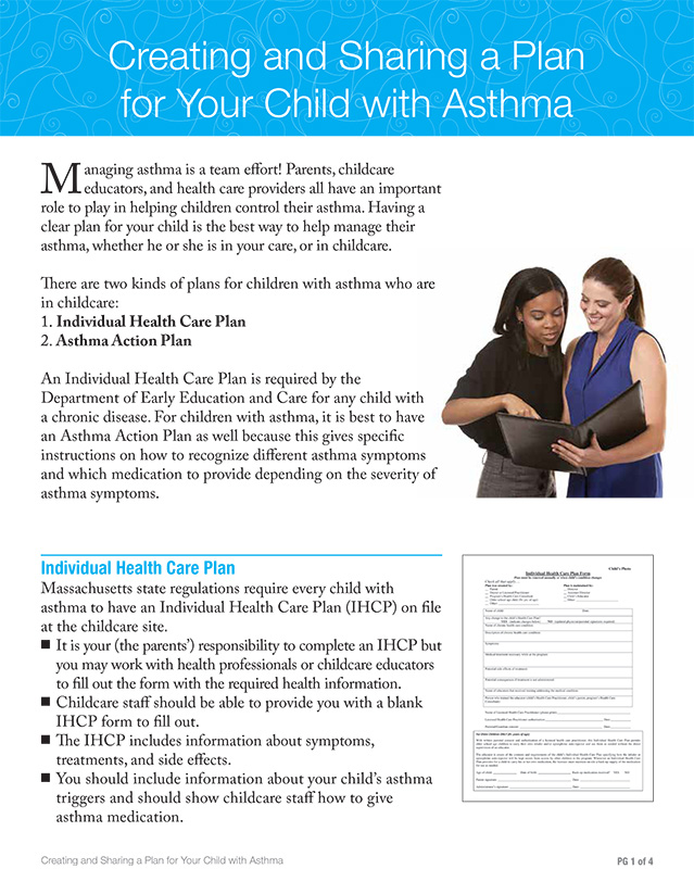 Asthma Guide for Parents Massachusetts Health Promotion Clearinghouse