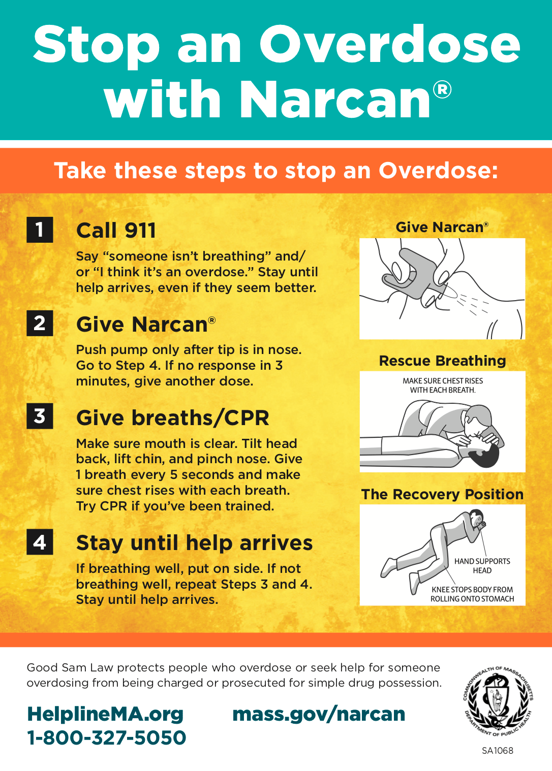 Stop an Overdose with Narcan Massachusetts Health Promotion