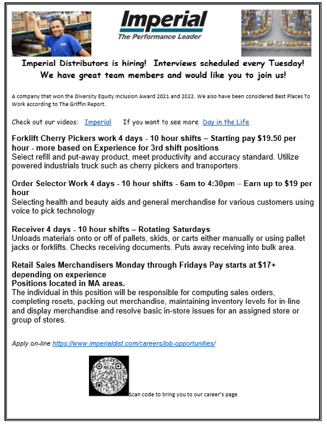 OPEN POSITIONS CHECK IT OUT! MassHire North Central Career Center