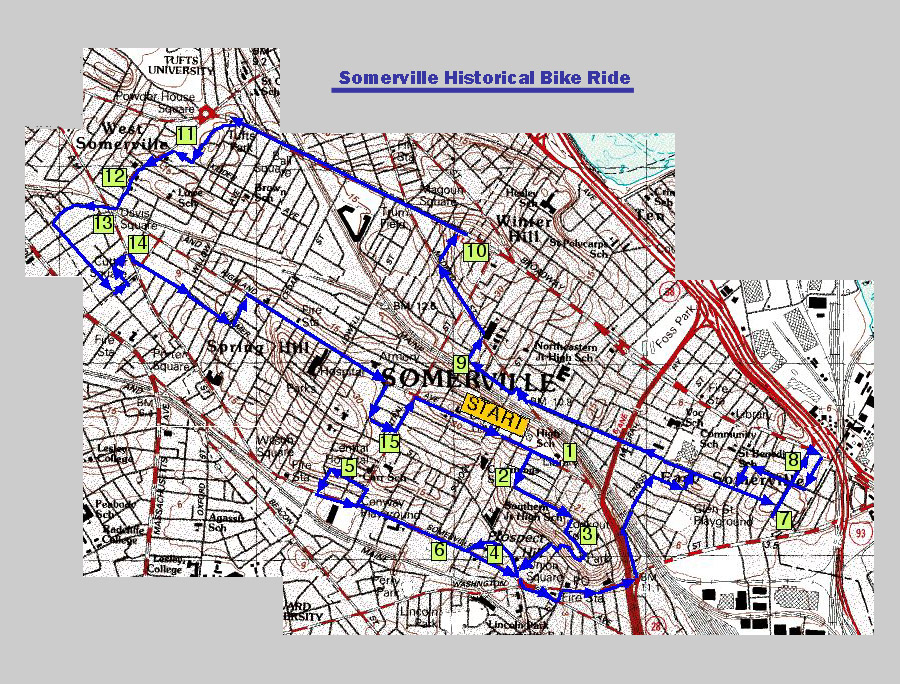 Bicycle Tour of Historic Somerville, Massachusetts