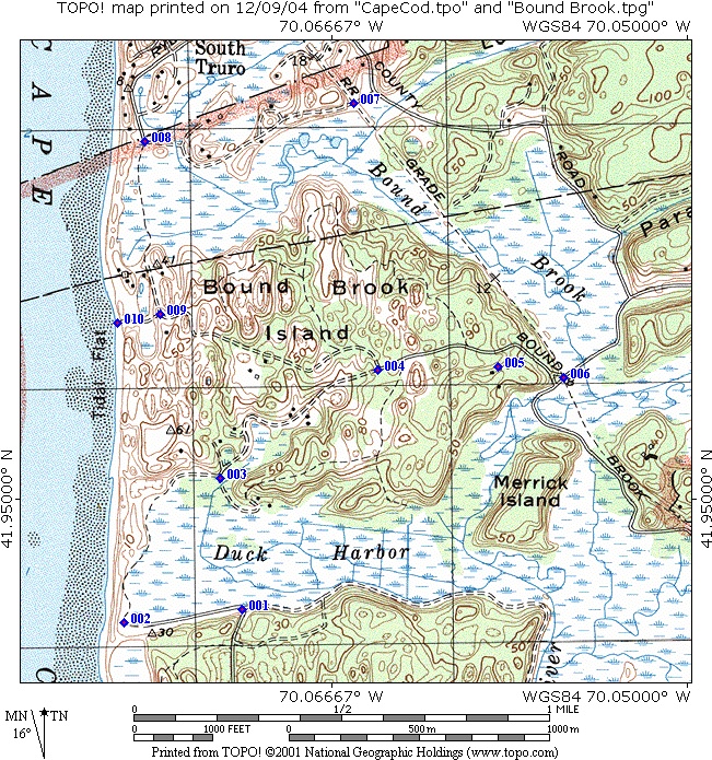 Trails in Wellfleet, Massachusetts
