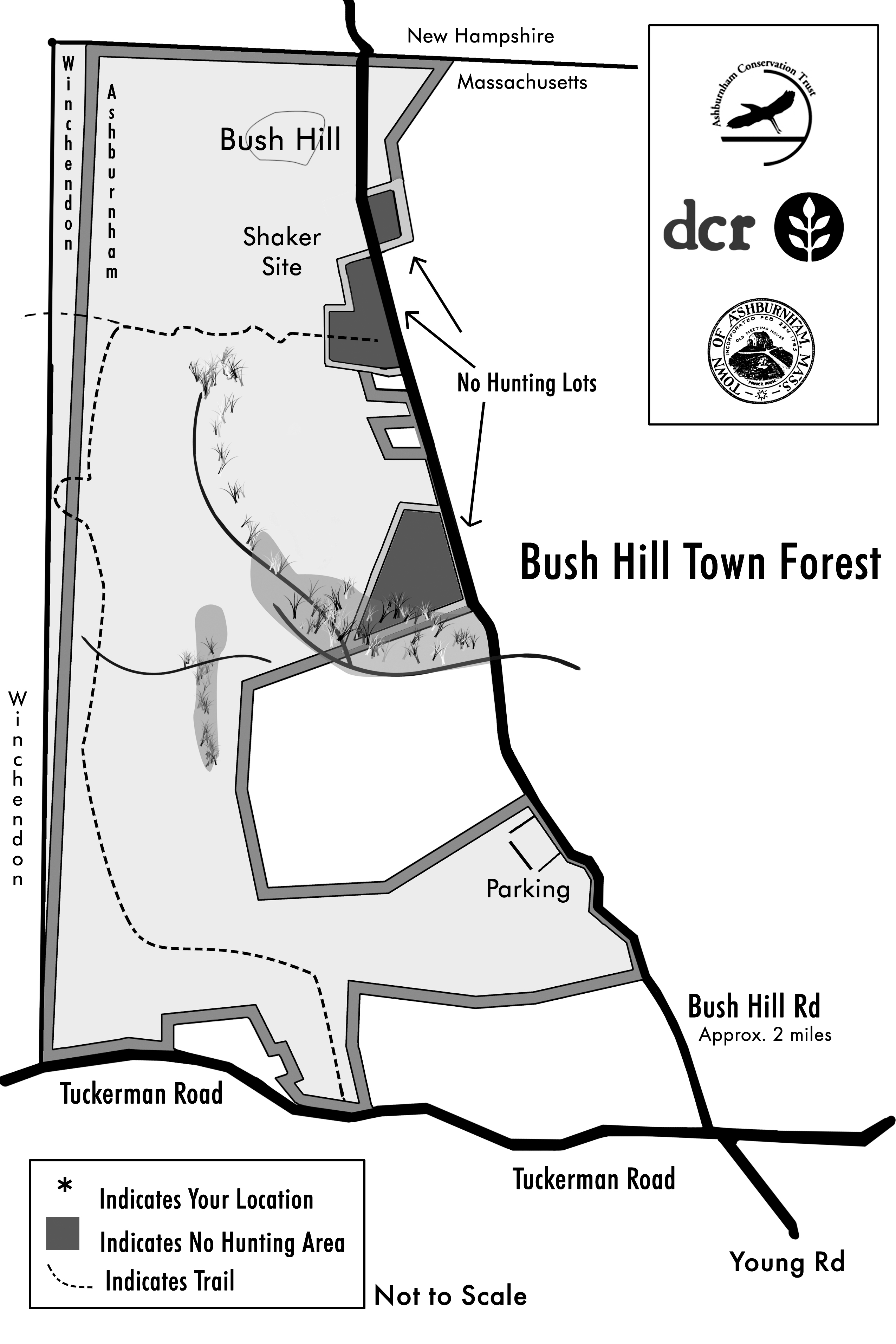 Trails in Winchendon, Massachusetts