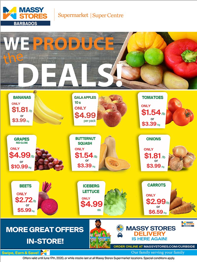 Produce Deals Massy Stores Barbados