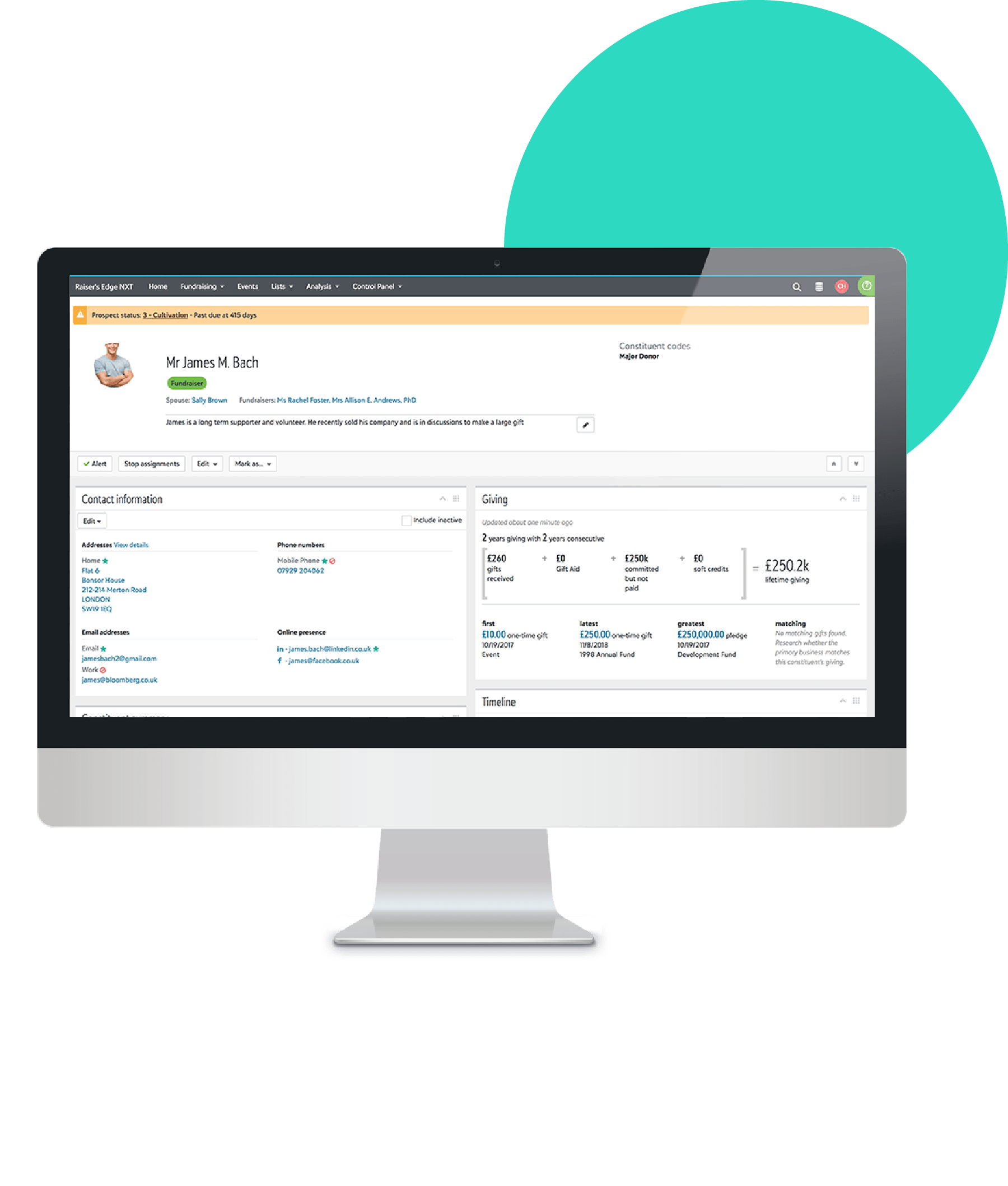 Raiser's Edge CRM Support Mast