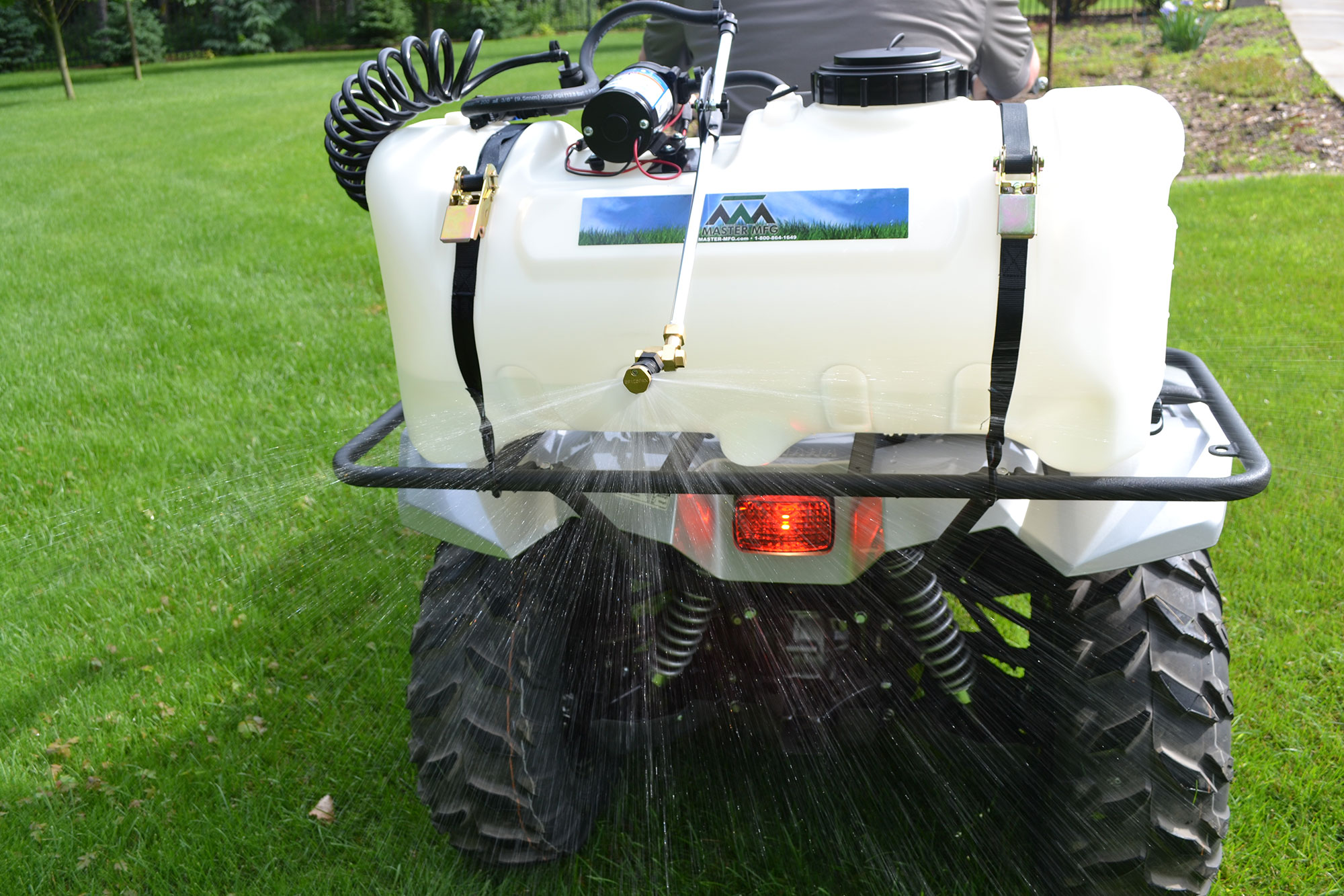 25 Gallon Economy ATV Broadcast Sprayer, 16 Foot Swath Master MFG