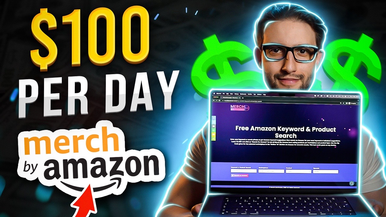 Make 100 A Day On Amazon Merch Print On Demand Using This New Free