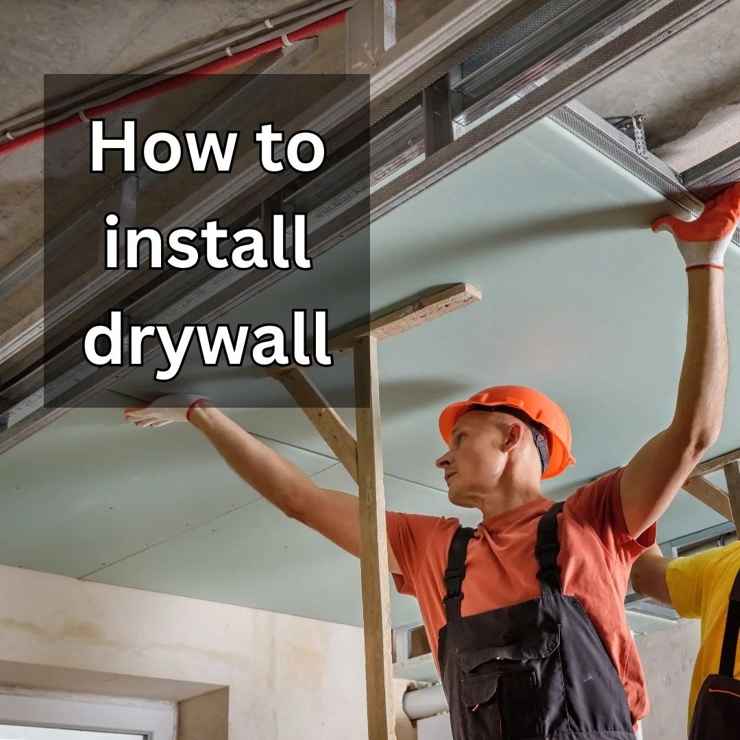 How to install drywall step by step Master Building Materials