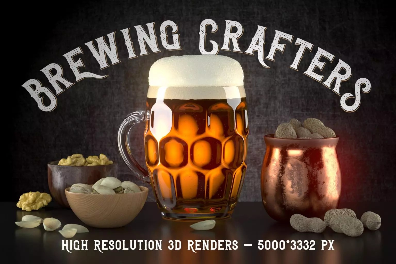 Beer Font Brewing Crafters Vintage Fo MasterBundles