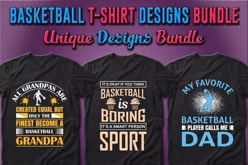 Best Selling 40 Basketball Sport TShirt Designs Bundle MasterBundles