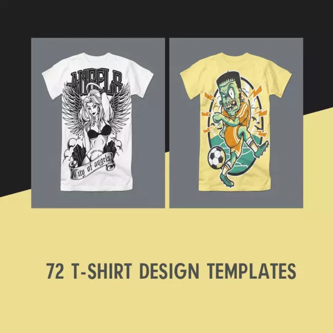 72 TShirt Design Templates MasterBundles
