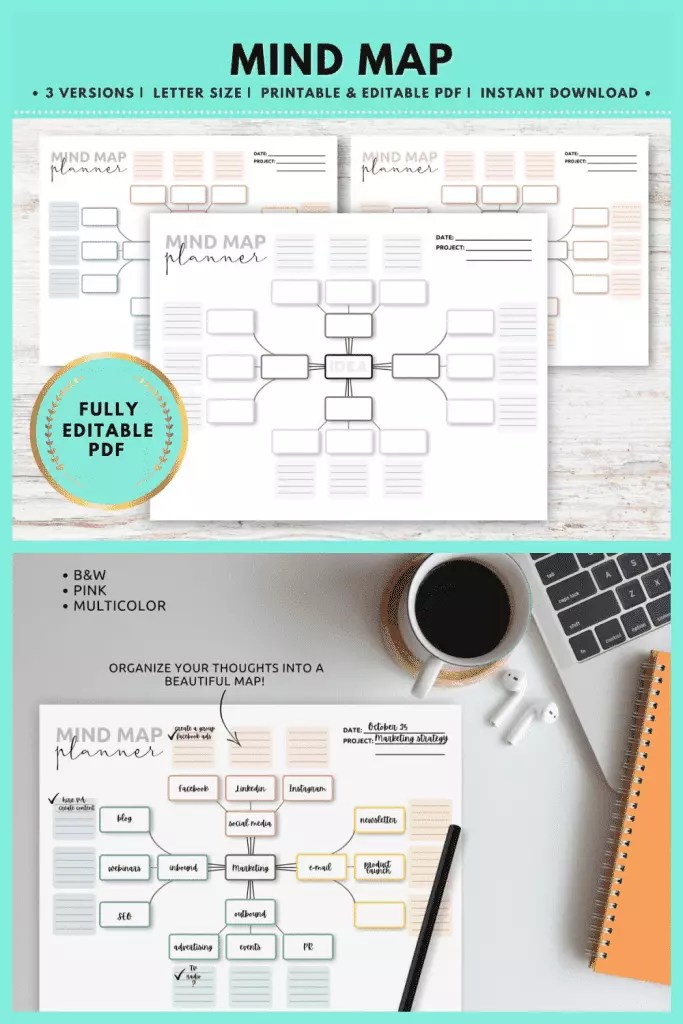 10+ Best Mind Map Templates for 2021: Free and Premium Templates
