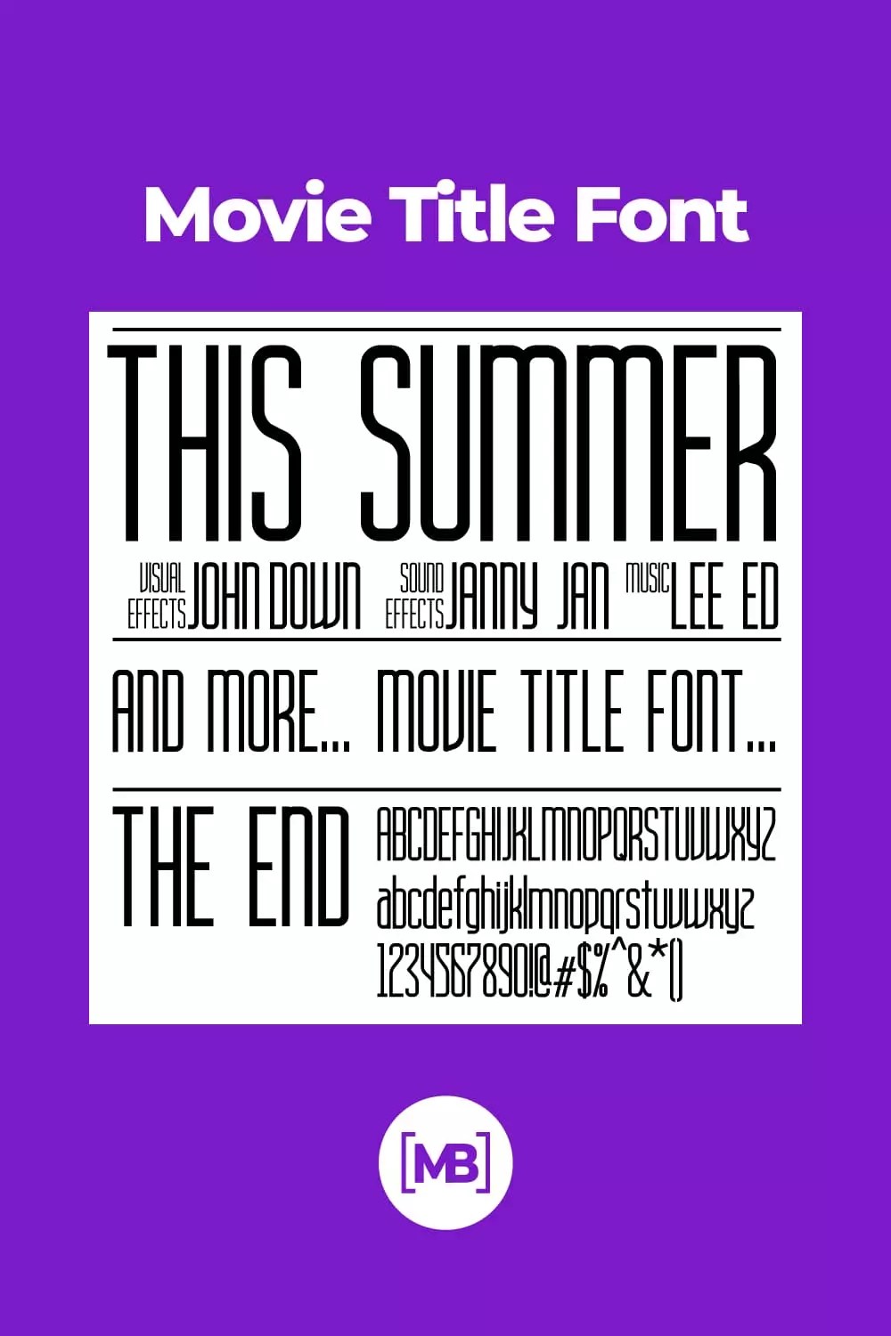 15+ Best Title Fonts for 2021 Free and Premium Fonts MasterBundles