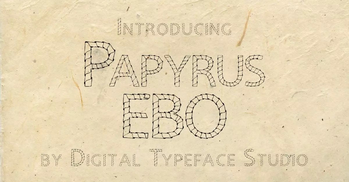 Papyrus EBO Free Font MasterBundles