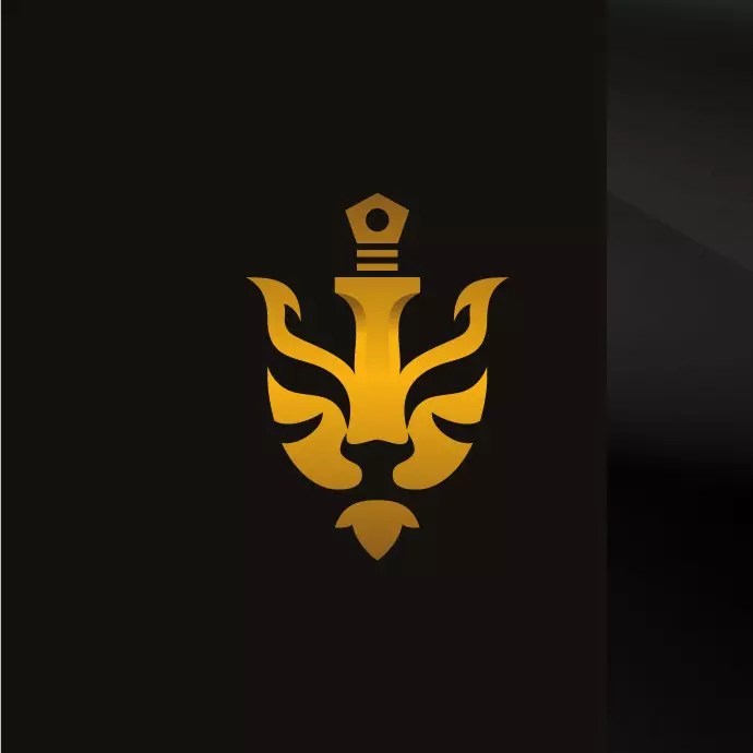Awesome Lion Shield Sword Logo Master Bundles