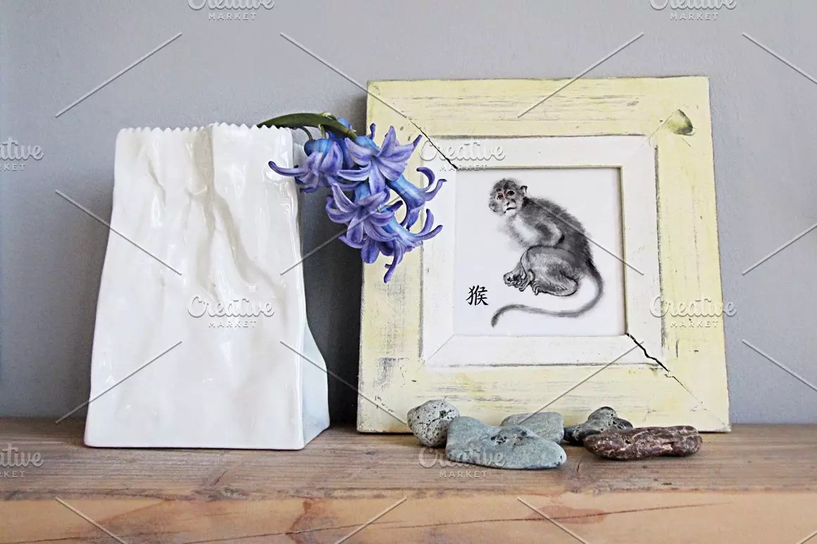 Monkeys SumiE. MasterBundles