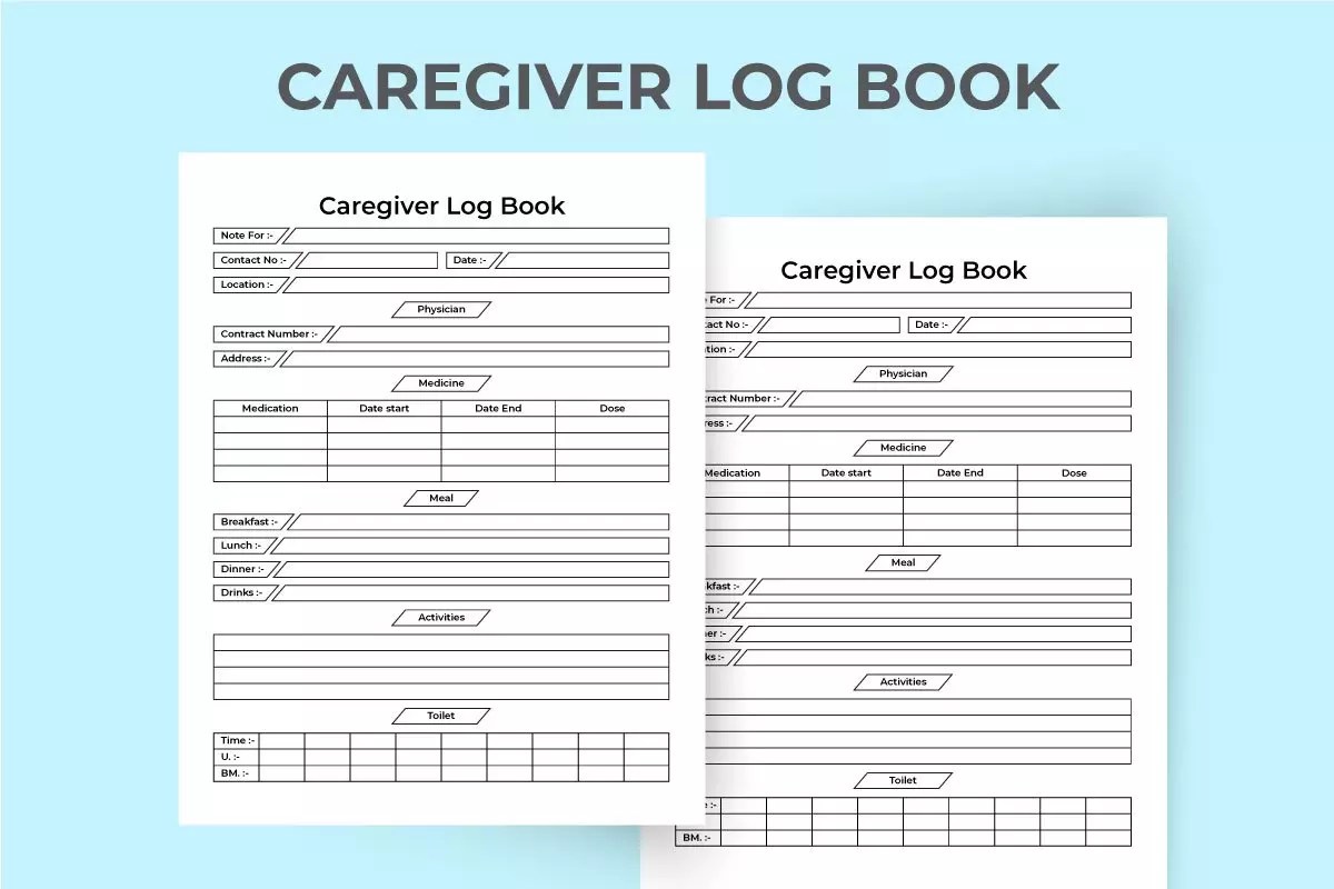 Caregiver KDP Interior Notebook MasterBundles