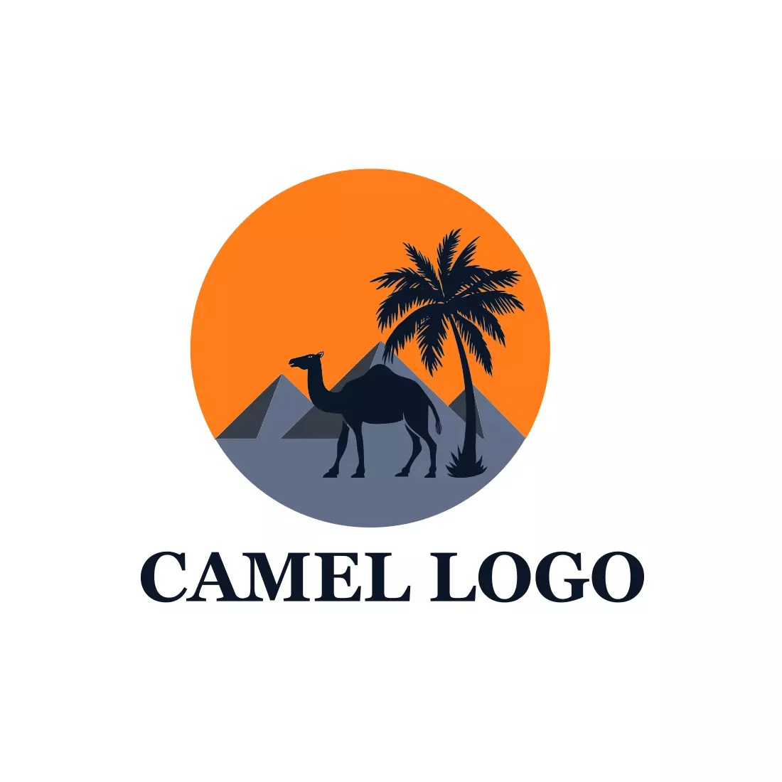 Classic Style Camel Logo Design Template MasterBundles