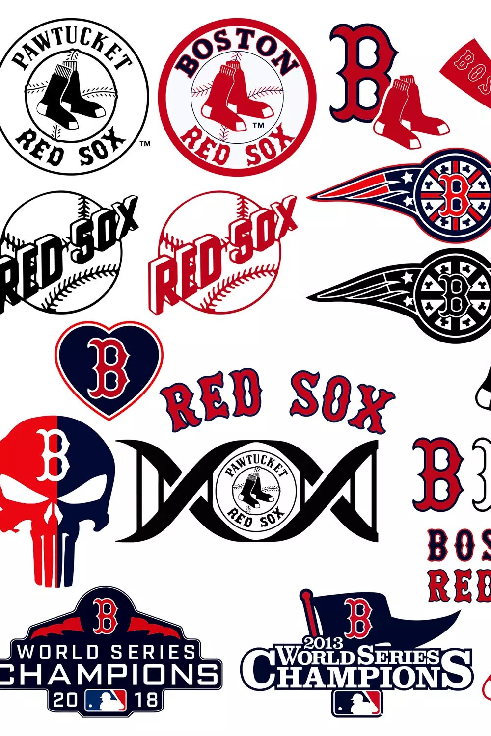 Red Sox Logo Outline