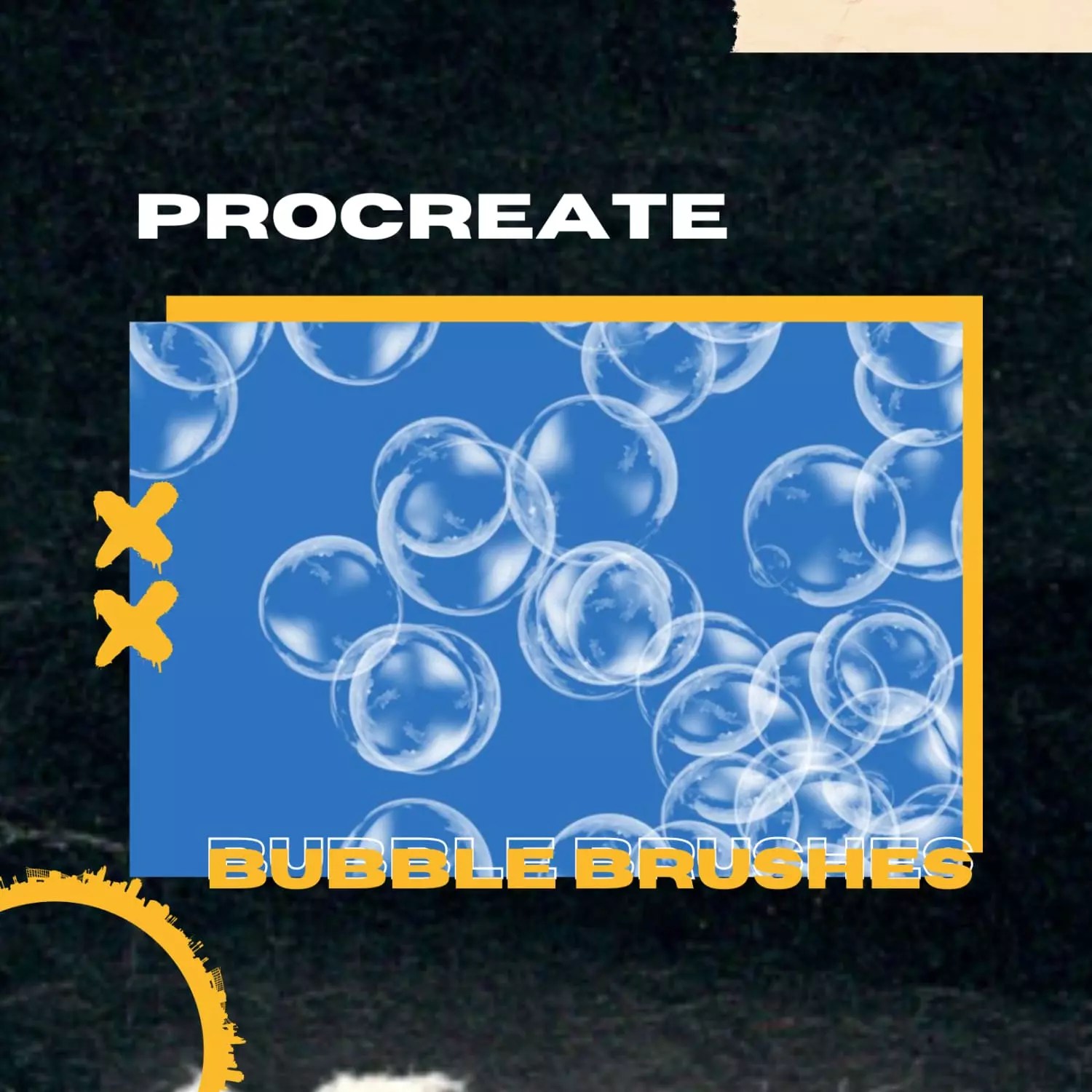 Procreate Bubble Brushes MasterBundles