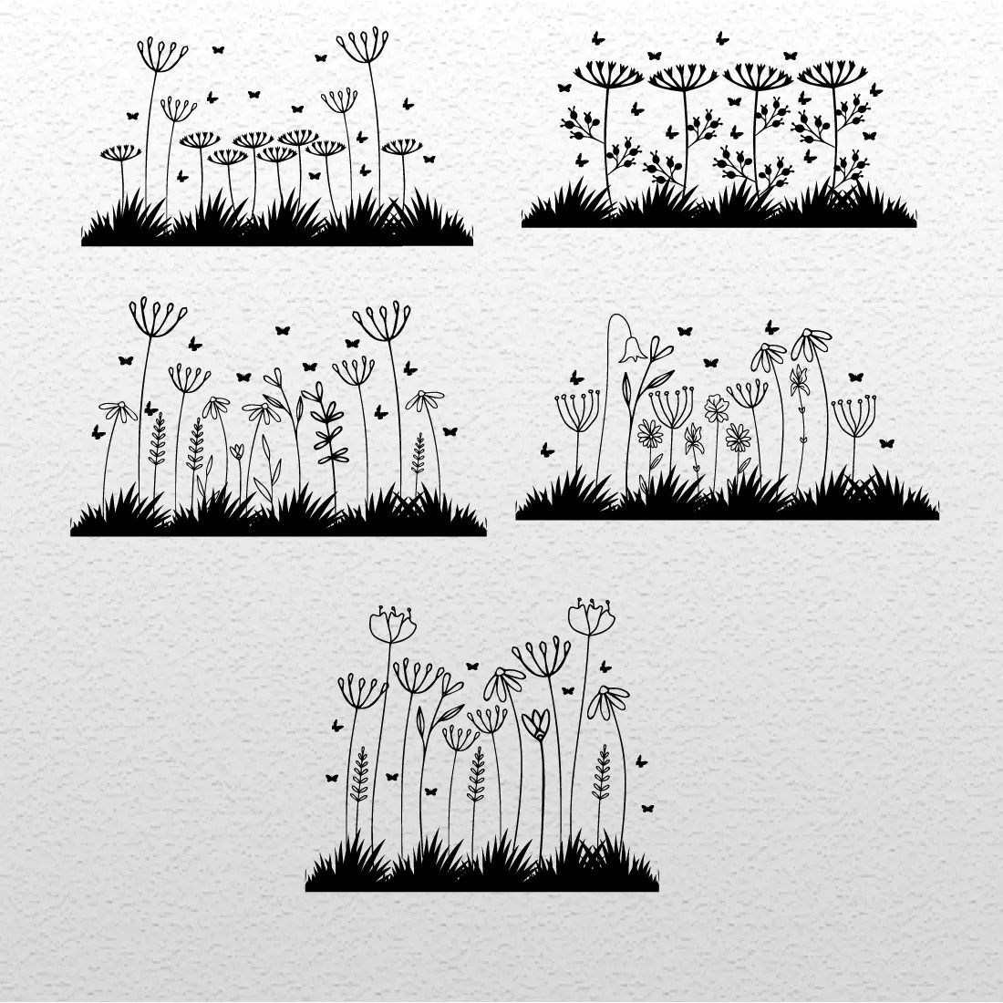 Floral Flower garden svg bundle MasterBundles