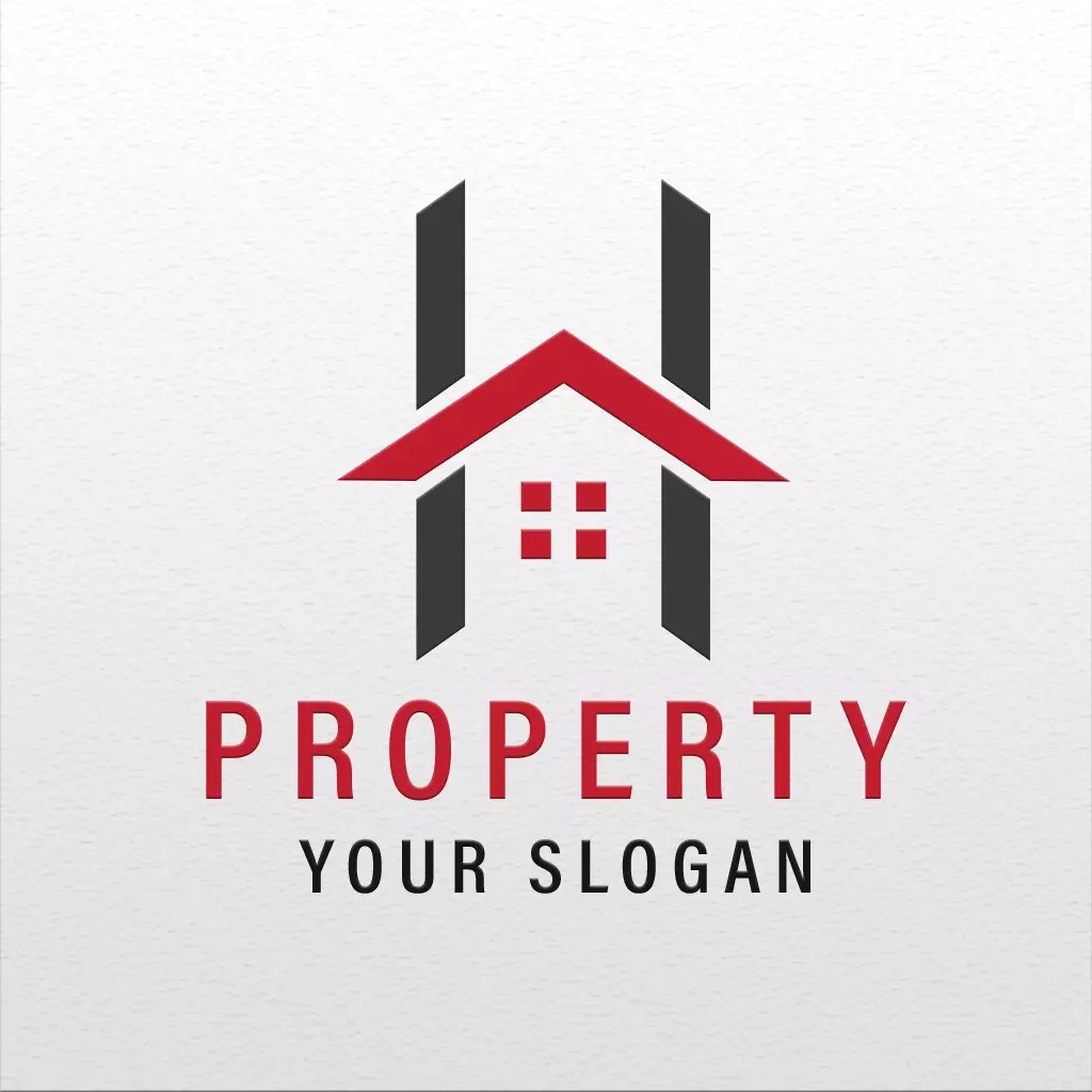Letter H Real Estate Logo MasterBundles