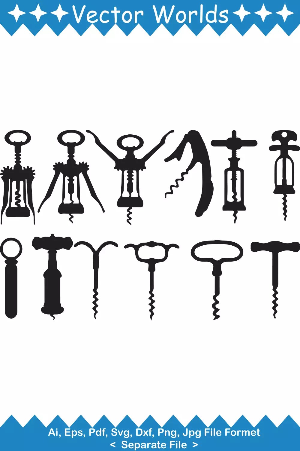 Corkscrew SVG Vector Design MasterBundles