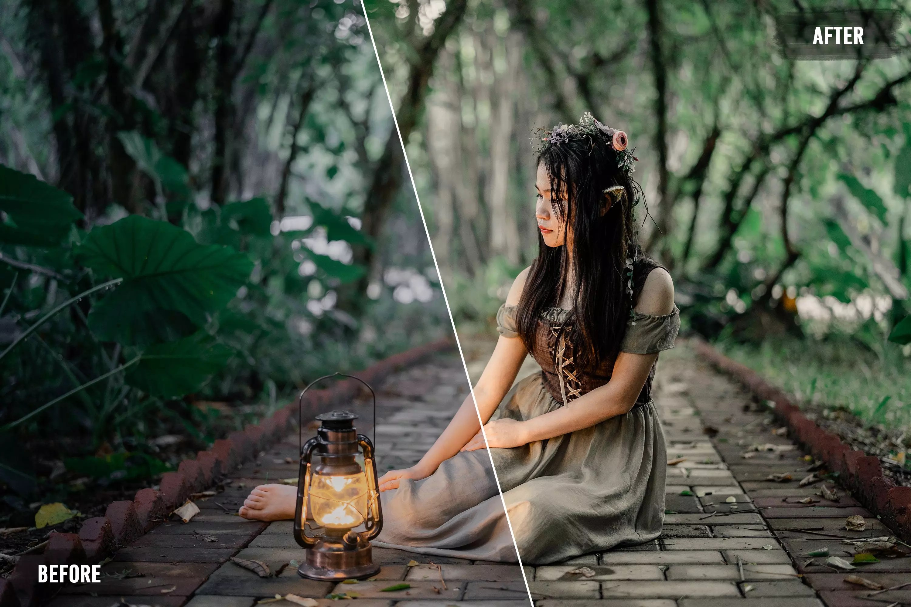 50 Woodland Mobile Presets Pack MasterBundles