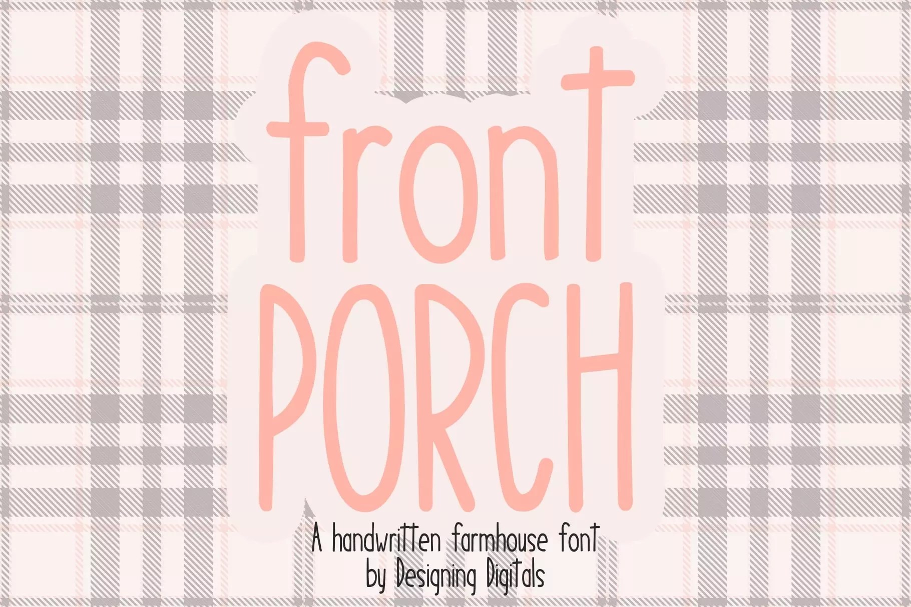 Front Porch A Handwritten Font MasterBundles