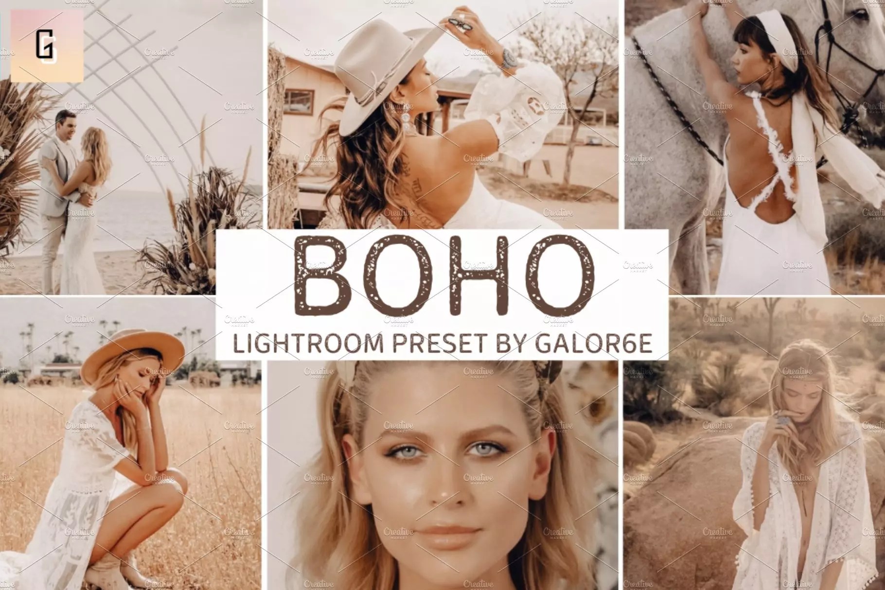 Lightroom Preset BOHO by GALOR6E MasterBundles